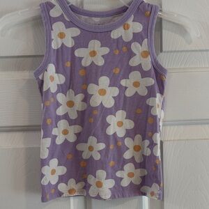 Cat & Jack Purple Daisy Kids Tank Top